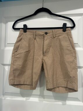 Goodthreads Flat Front Chino Shorts in Tan